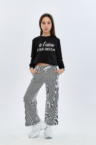 Resim Yenikoza Kız Çocuk Kanvas Pantolon