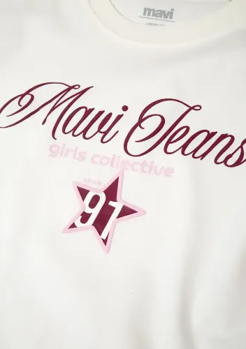 Resim Mavi Kız Çocuk T-shirt M7610503-70057