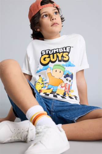 Resim Defacto Erkek Çocuk T-shirt H0227A8/ER105