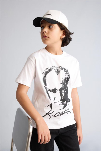 Resim Defacto Erkek Çocuk T-shirt B6938A8/WT34