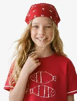 Resim Koton Kız Çocuk T-shirt 6SKG10443AK