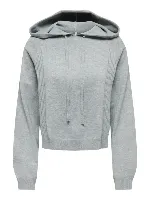 Resim Only Onlgıgı Ls Short Hoodıe Cc Knt Kadın Kazak 15374935