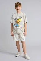 Resim Defacto Erkek Çocuk T-shirt H8263A8/GR503