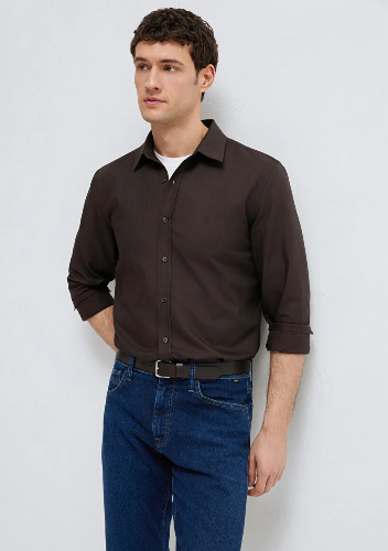 Resim Mavi Erkek Uzun Kol Gömlek M0212063-70219