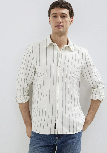 Resim Mavi Erkek Uzun Kol Gömlek M0211380-71599