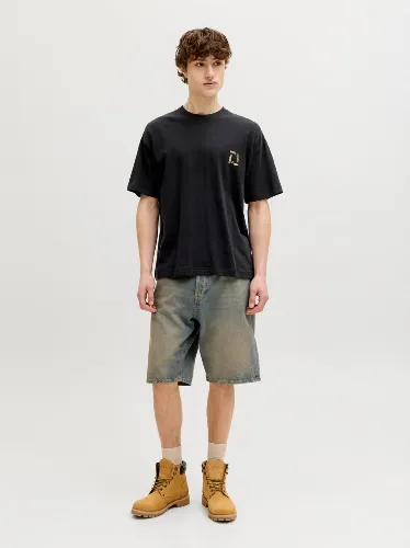 Resim Jack & Jones Jormontauk Back Graphıc Tee Sscn Ea26 Sn Erkek T-shırt 12290892