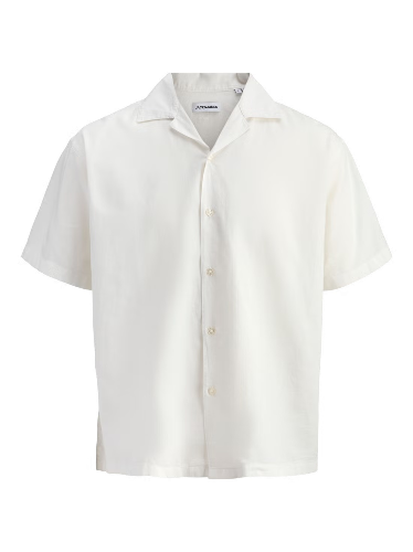 Resim Jack & Jones Jjebreeze Lınen Blend Resort Shırt Ss Sn Erkek Gömlek 12288594