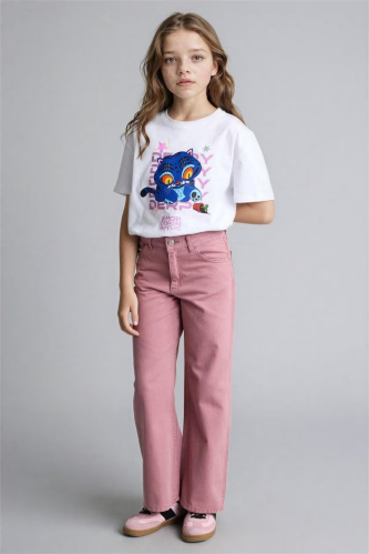 Resim Defacto Kız Çocuk T-shirt H5250A8/ER105