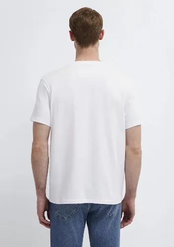 Resim Mavi Erkek T-shirt M0613364-620