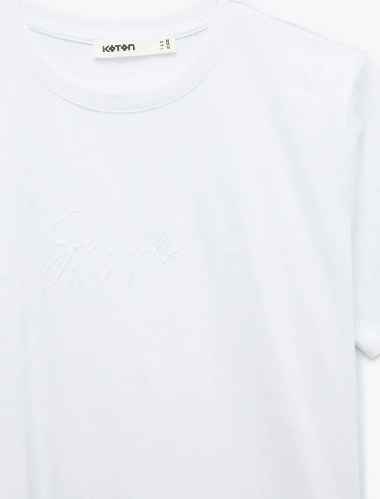 Resim Koton Kadın T-shirt 6SAK50056EK