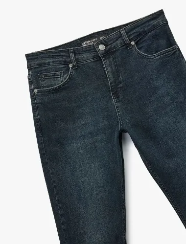 Resim Koton Erkek Jean Pantolon 7WAM40009ND