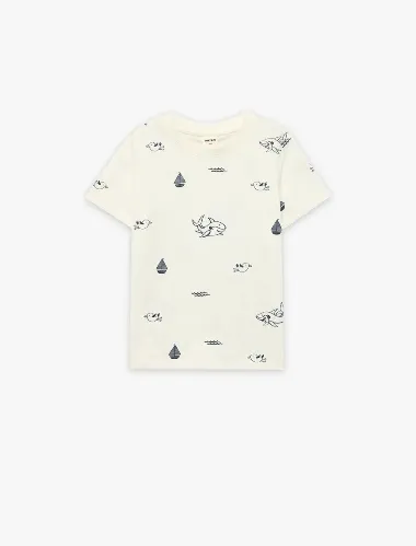 Resim Koton Erkek Bebek T-shirt 6SMB10040TK
