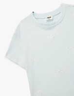 Resim Koton Kız Çocuk T-shirt 6SKG10041AK