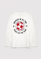 Resim Mavi Erkek Çocuk T-shirt M6610507-70057
