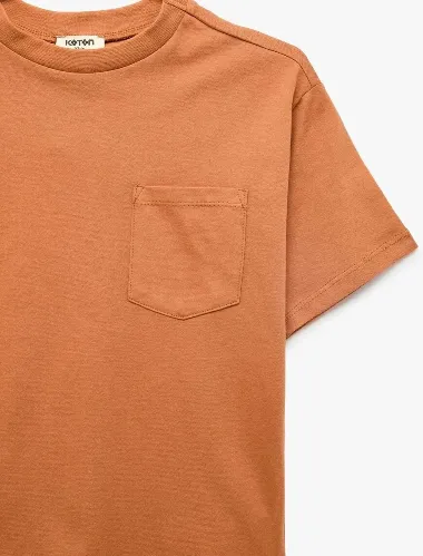 Resim Koton Erkek Çocuk T-shirt 6SKB10198TK