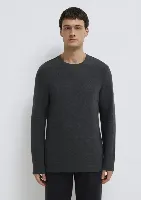 Resim Mavi Erkek T-Shirt M064622-26834 Uzun Kol