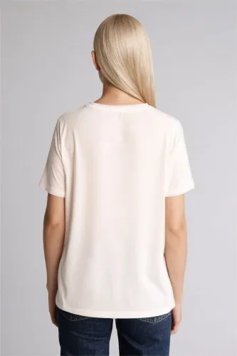 Resim Defacto Kadın T-shirt H2448AX/ER105