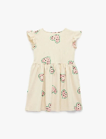 Resim Koton Kız Bebek Elbise 6SMG80030AK