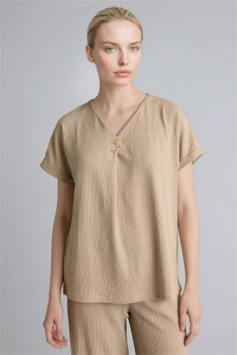 Resim Defacto Kadın T-shirt H1173AX/BG708