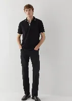 Resim Mavi Erkek T-shirt M0613367-900