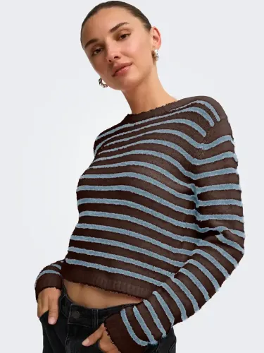 Resim Only Onlkerry Pıumo Ls O-Neck Cc Knt Kadın Kazak 15374811