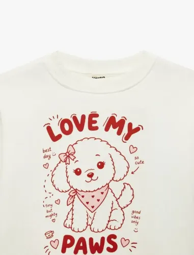 Resim Koton Kız Bebek Sweat 7WMG10188AK