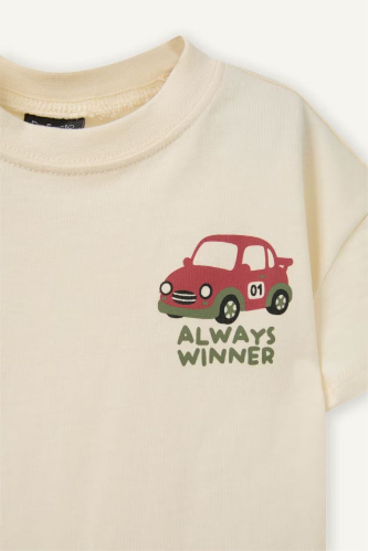 Resim Defacto Erkek Bebek Şort Takım G8516A5/ER42