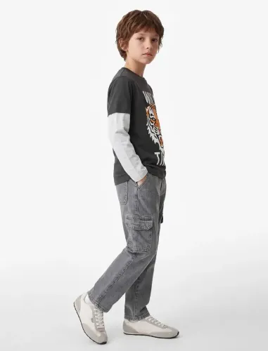 Resim Koton Erkek Çocuk Sweat 7WKB10125TK