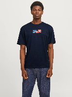 Resim Jack & Jones Jjcorp Graphıc Tee  Ss O-Neck Ln Erkek T-Shirt 12268415