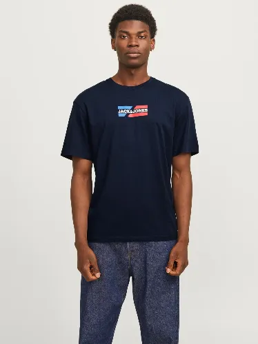 Resim Jack & Jones Jjcorp Graphıc Tee  Ss O-Neck Ln Erkek T-Shirt 12268415