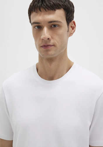 Resim Mavi Kısa Kol Erkek T-Shirt M066483-620