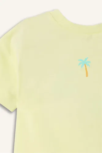 Resim Defacto Kız Bebek T-shirt H8229A5/GN656