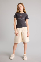 Resim Defacto Kız Çocuk T-shirt H5294A8/AR138