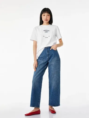 Resim Koton Kadın T-shirt 6SAK50378EK