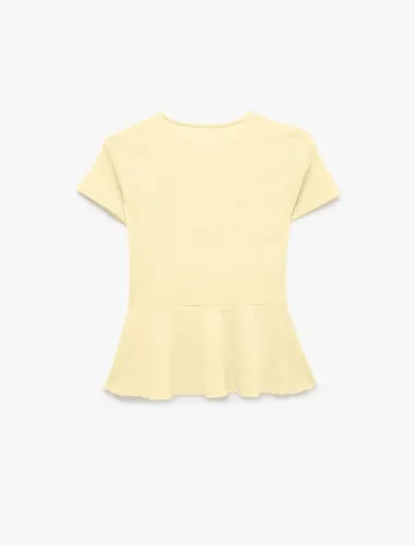 Resim Koton Kadın T-shirt 6SAK50383EK