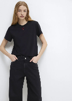 Resim Mavi Mavi Baskılı Kadın T-Shirt M1601185-900