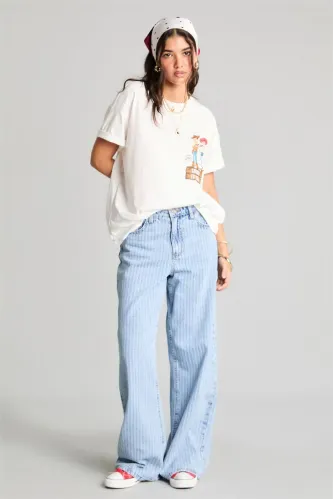 Resim Defacto Kadın T-shirt H6819AX/ER103