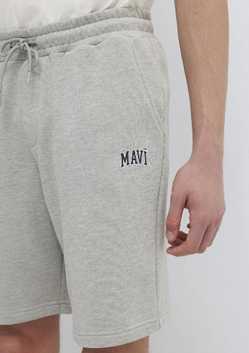 Resim Mavi Erkek Kot&Kanvas Şort M0410224-80018