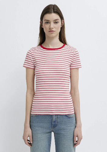 Resim Mavi Kadın T-shirt M1613928-89387