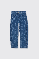 Resim Panço Kız Çocuk Kanvas Pantolon