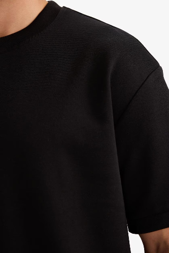 Resim Defacto Erkek T-shirt B6494AX/BK81