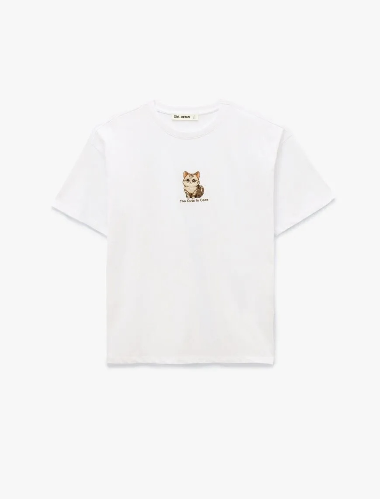 Resim Koton Kadın T-shirt 6SAL10063IK