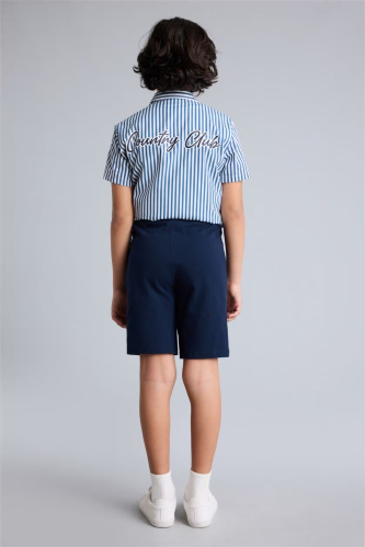 Resim Defacto Erkek Çocuk Kot&Kanvas Şort C2955A8/NV135