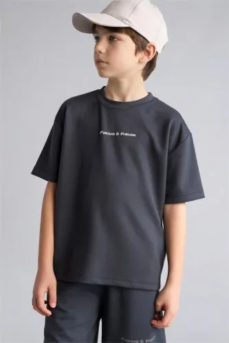 Resim Defacto Erkek Çocuk T-shirt H3041A8/AR31