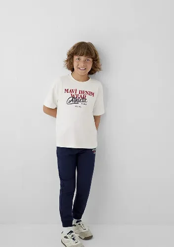 Resim Mavi Erkek Çocuk T-shirt M6610486-70057