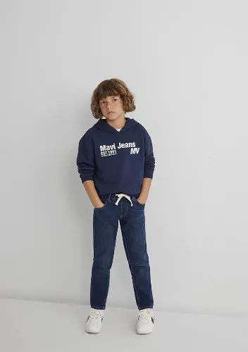 Resim Mavi Ben Dark Erkek Çocuk Jean Pantolon M6011656-90941