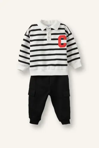 Resim Defacto  Erkek Bebek Sweat Takım I0148A5/BK81