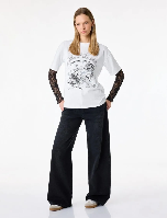 Resim Koton Kadın T-shirt 6SAL10676IK