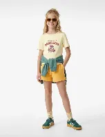 Resim Koton Kız Çocuk T-shirt 6SKG10488AK