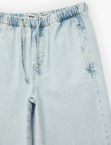 Resim Koton Kız Çocuk Jean Pantolon 6SKG40033AD